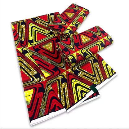 6 Yards African Wax Fabric Cotton Super Hollandais - CHRISTDEST GLOBAL SERVICE