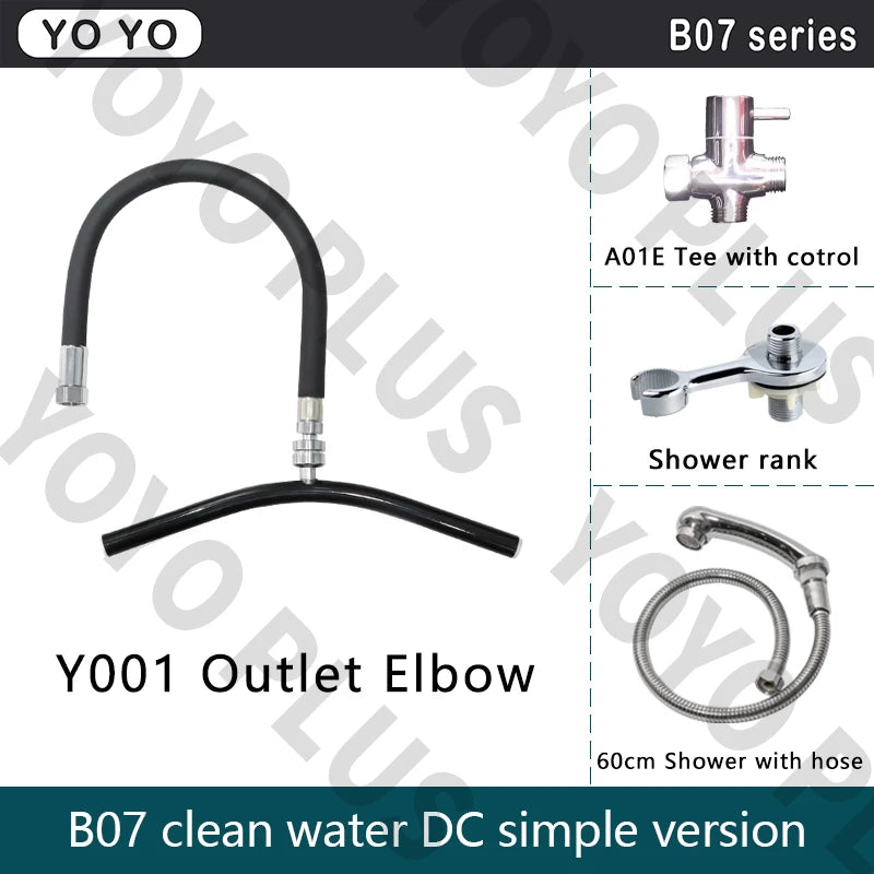 Head Spa Shower Washbasin Frame for Shampoo Chair Wash Hair Salon Style Scalp Care Waterfall Adjustable Faucet