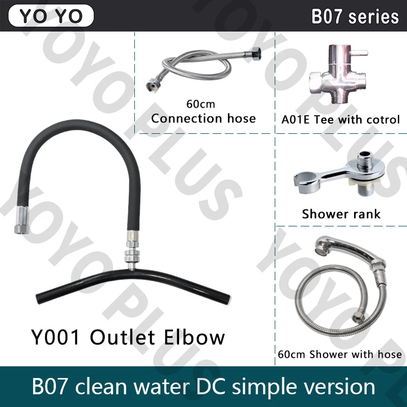 Head Spa Shower Washbasin Frame for Shampoo Chair Wash Hair Salon Style Scalp Care Waterfall Adjustable Faucet