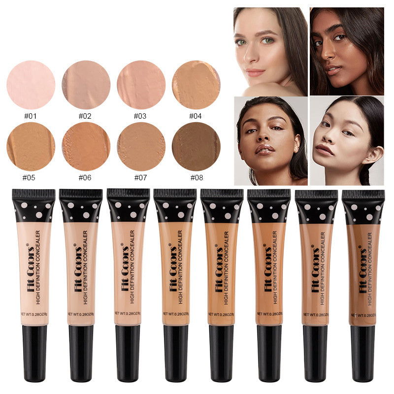 8-color Hose Concealer Concealer Repair Nourishing Liquid Foundation Dark Circles Pock Mark Cross-border - CHRISTDEST GLOBAL SERVICE