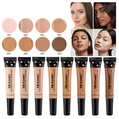 8-color Hose Concealer Concealer Repair Nourishing Liquid Foundation Dark Circles Pock Mark Cross-border - CHRISTDEST GLOBAL SERVICE