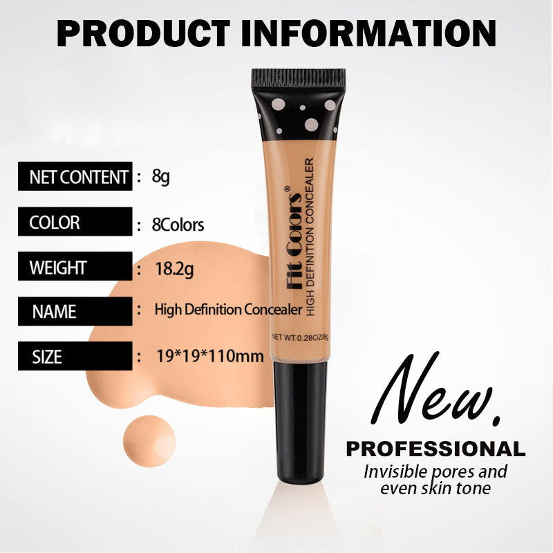 8-color Hose Concealer Concealer Repair Nourishing Liquid Foundation Dark Circles Pock Mark Cross-border - CHRISTDEST GLOBAL SERVICE