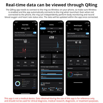 [2024] COLMI R03 Smart Ring Men Women, Battery Life 39 Days, Health Monitor, IP68 & 5ATM Waterproof, Multi-sport Mode