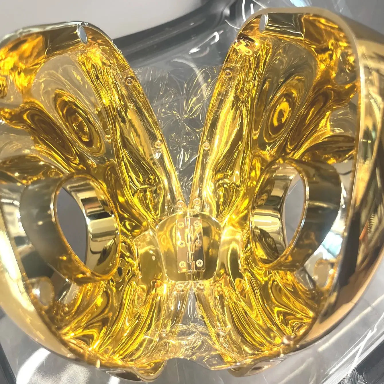 Golden Evening bag Purses and handbag luxury Designer shoulder bags funny shape Party Wedding Acrylic Shiny Clutch purse