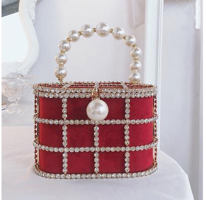 Leopard Zebra Pattern Diamonds Basket Evening Clutch Bags Women Luxury Purses Preal Beaded Metallic Handbags Ladies Wedding Bag