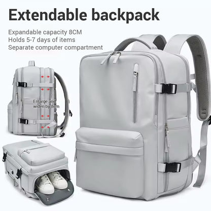 Waterdichte 18 inch laptoprugzakken schooltassen met usb Dily Life Vintage Unisex leren studentenrugzak voor mannen 