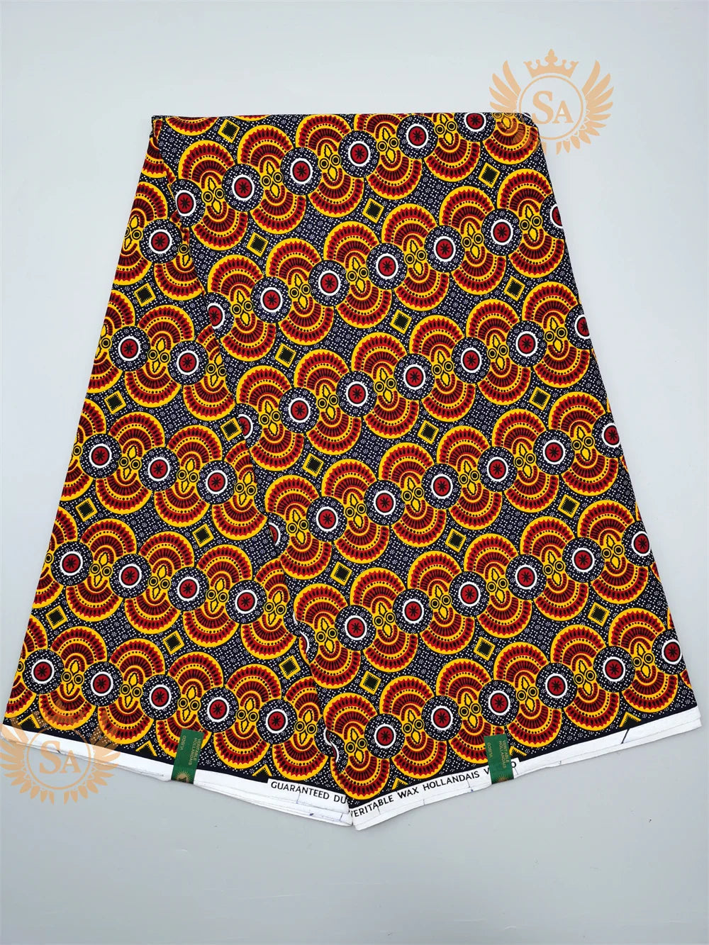 Veritable Wax Guaranteed Real wax print fabric dutch hollandais pagne africa Dress 100% Cotton n11 - CHRISTDEST GLOBAL SERVICE