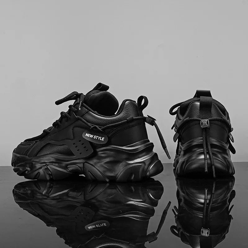 New Fashion Men White Sneakers Sport Casual Lace-up Man Shoes Lightweight Vulcanize Shoes Walking Zapatillas Hombre Male