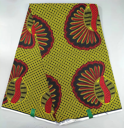 Veritable Wax Guaranteed Real wax print fabric dutch hollandais pagne africa Dress 100% Cotton n11 - CHRISTDEST GLOBAL SERVICE