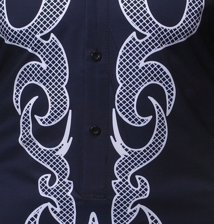 African Dashiki Robe Print Dress Shirt Men Hipster Hip Hop Casual - CHRISTDEST GLOBAL SERVICE