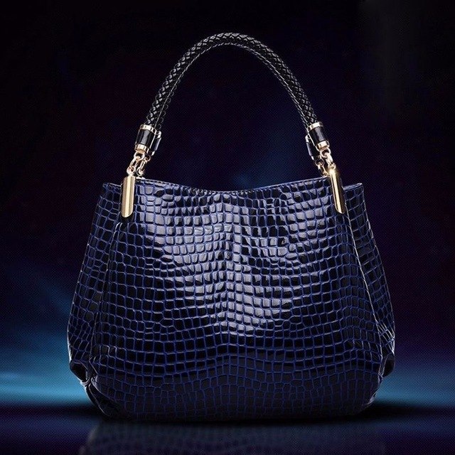 Women's Handbags PU Leather Crocodile Pattern shoulder Bags