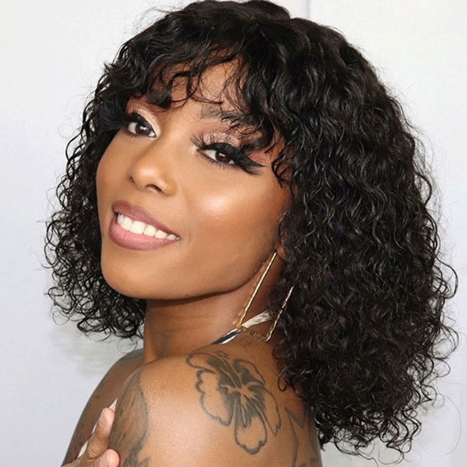 BOB Wig Full Mechanism Headgear Real Hair - CHRISTDEST GLOBAL SERVICE
