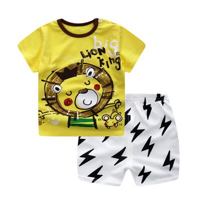Baby Boys Clothing Sets Baseball Uniform 2pcs/Set  Baby Girls Clothes Cartoon Blue Whale Short Sleeve Infant Cotton Underwear - CHRISTDEST GLOBAL SERVICE