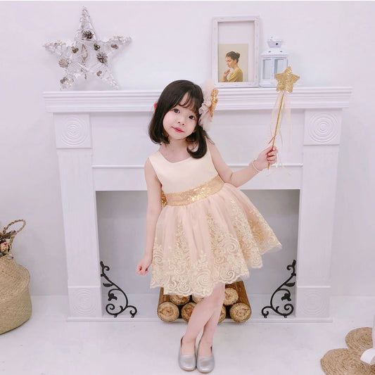 Baby Girl Skirt Flower Heavy Industry Wedding Dress - CHRISTDEST GLOBAL SERVICE