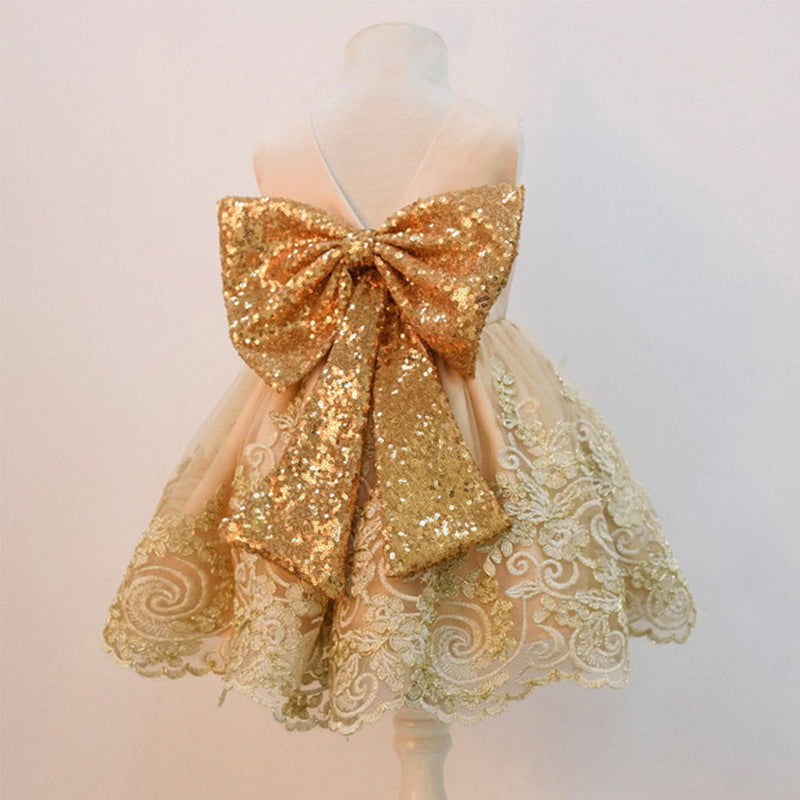 Baby Girl Skirt Flower Heavy Industry Wedding Dress - CHRISTDEST GLOBAL SERVICE
