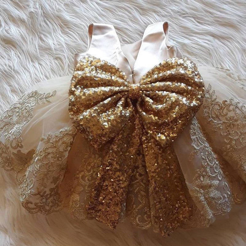 Baby Girl Skirt Flower Heavy Industry Wedding Dress - CHRISTDEST GLOBAL SERVICE