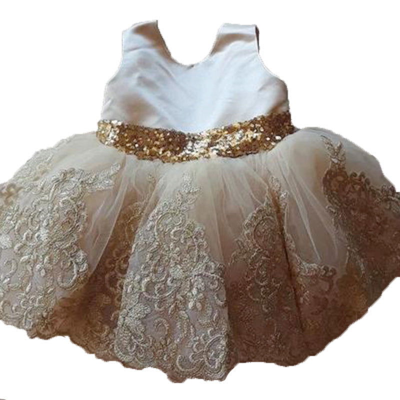 Baby Girl Skirt Flower Heavy Industry Wedding Dress - CHRISTDEST GLOBAL SERVICE