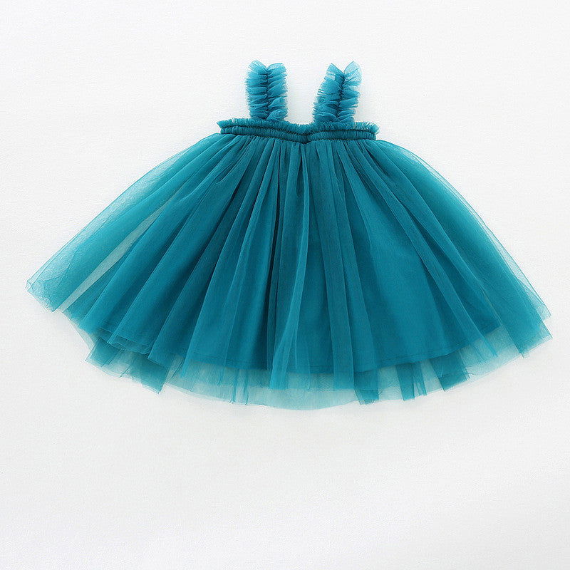 Baby Net Gauze Skirt With Wooden Ears Princess Dress Tutu Skirt - CHRISTDEST GLOBAL SERVICE