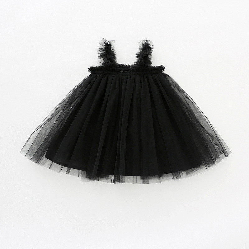 Baby Net Gauze Skirt With Wooden Ears Princess Dress Tutu Skirt - CHRISTDEST GLOBAL SERVICE