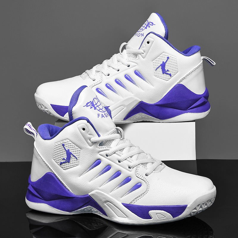 Basketball shoes for men with friction, sound, anti slip, wear-resistant, high top sports shoes for students, venom, and practic - CHRISTDEST GLOBAL SERVICE