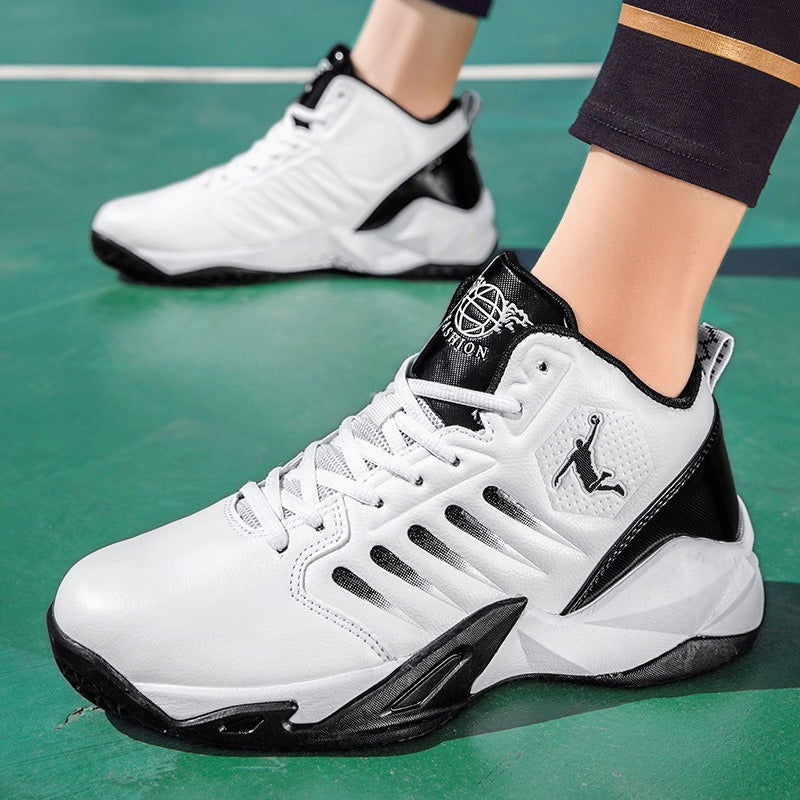 Basketball shoes for men with friction, sound, anti slip, wear-resistant, high top sports shoes for students, venom, and practic - CHRISTDEST GLOBAL SERVICE