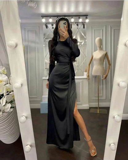 Beautiful Waist Fitting Irregular Dress - CHRISTDEST GLOBAL SERVICE