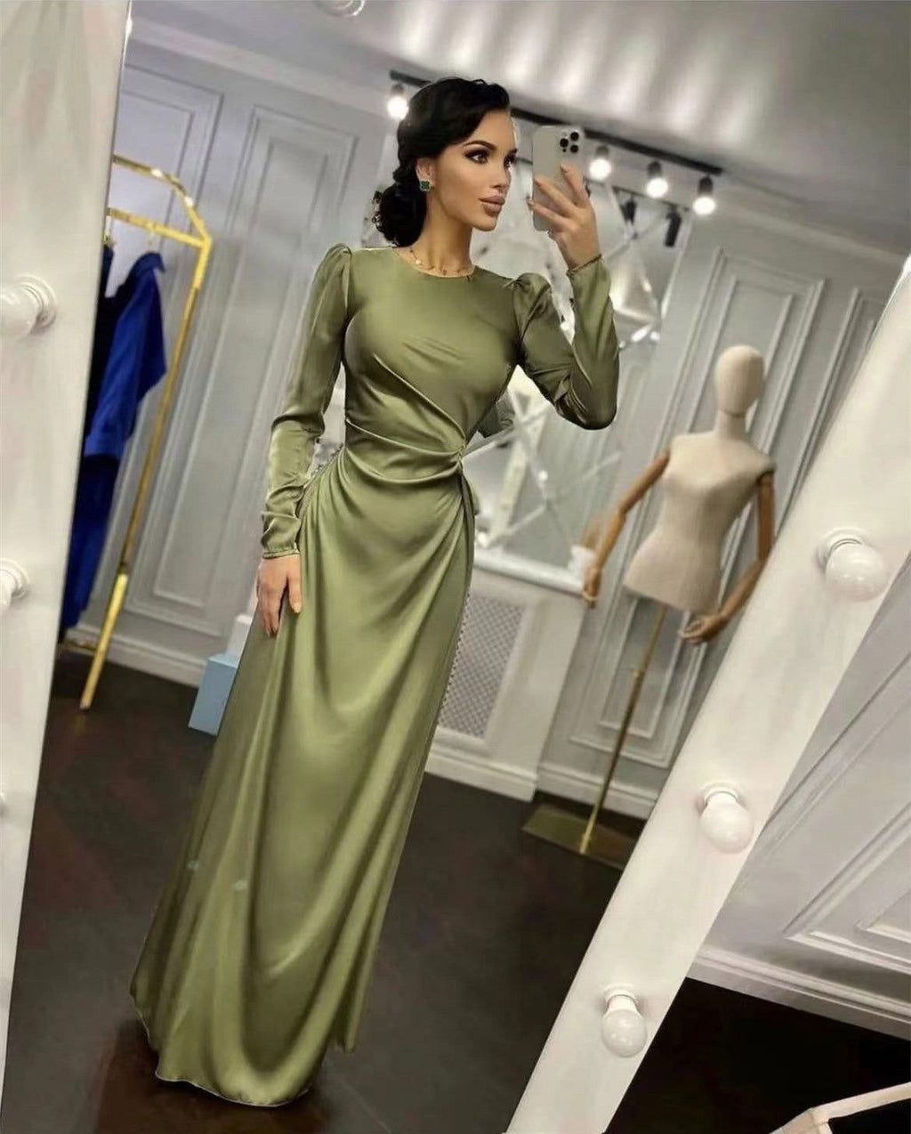 Beautiful Waist Fitting Irregular Dress - CHRISTDEST GLOBAL SERVICE