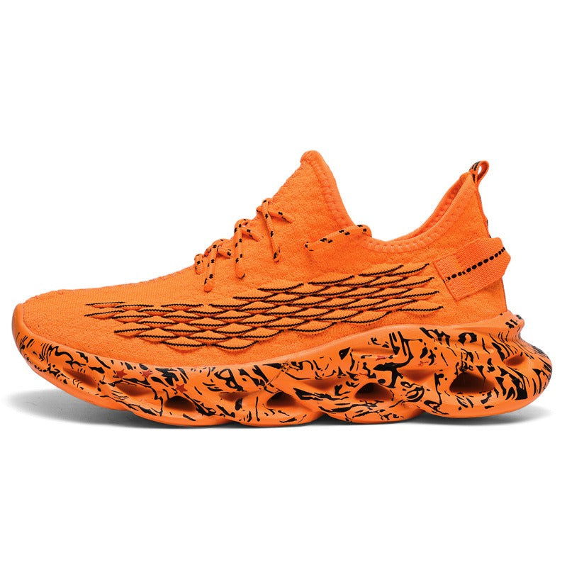 Blade shoes men's casual shoes men's fly woven mesh breathable running shoes men's mesh shoes - CHRISTDEST GLOBAL SERVICE