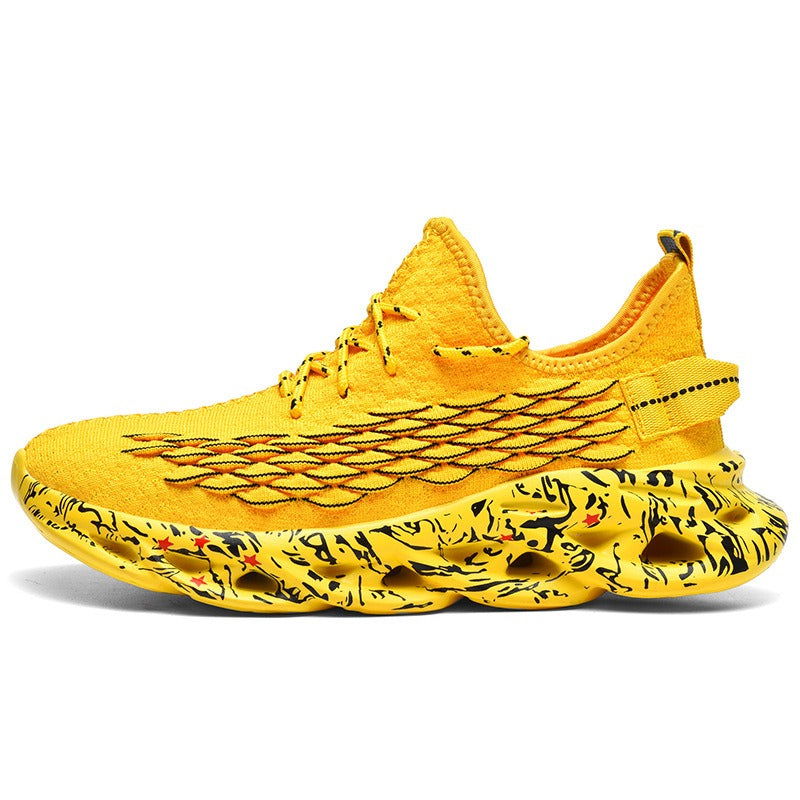 Blade shoes men's casual shoes men's fly woven mesh breathable running shoes men's mesh shoes - CHRISTDEST GLOBAL SERVICE