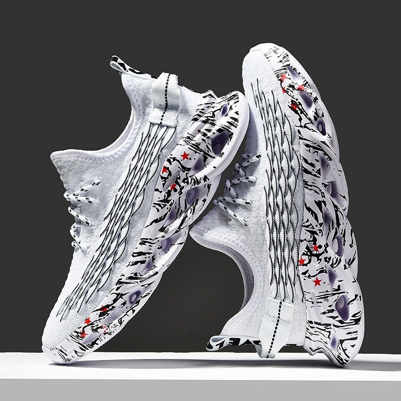 Blade shoes men's casual shoes men's fly woven mesh breathable running shoes men's mesh shoes - CHRISTDEST GLOBAL SERVICE
