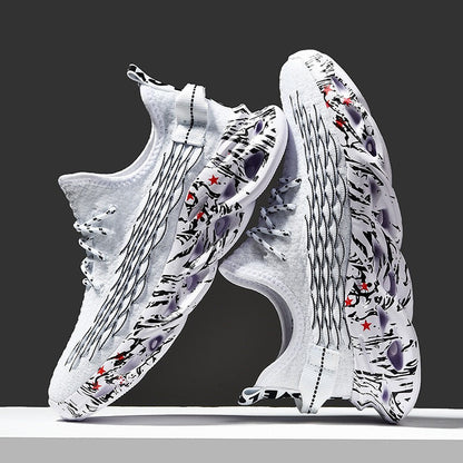 Blade shoes men's casual shoes men's fly woven mesh breathable running shoes men's mesh shoes - CHRISTDEST GLOBAL SERVICE