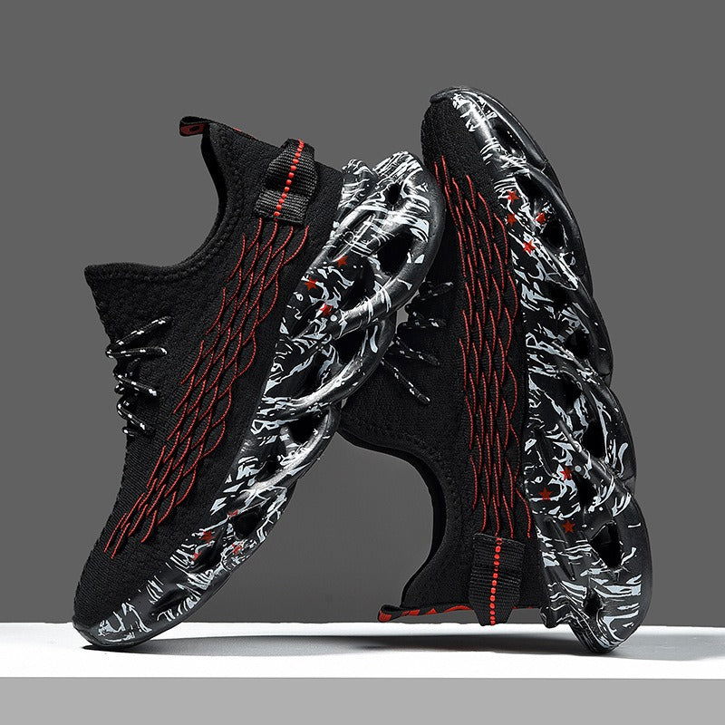 Blade shoes men's casual shoes men's fly woven mesh breathable running shoes men's mesh shoes - CHRISTDEST GLOBAL SERVICE