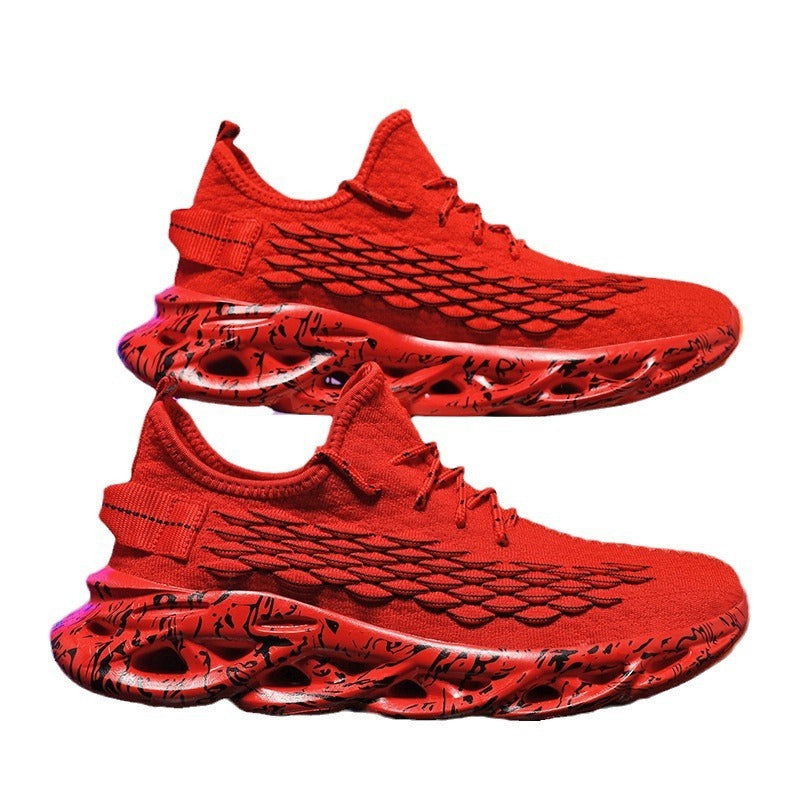 Blade shoes men's casual shoes men's fly woven mesh breathable running shoes men's mesh shoes - CHRISTDEST GLOBAL SERVICE