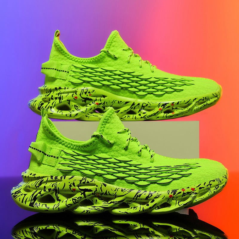 Blade shoes men's casual shoes men's fly woven mesh breathable running shoes men's mesh shoes - CHRISTDEST GLOBAL SERVICE