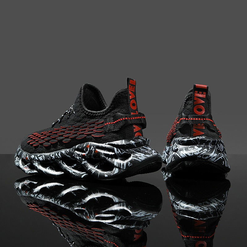 Blade shoes men's casual shoes men's fly woven mesh breathable running shoes men's mesh shoes - CHRISTDEST GLOBAL SERVICE