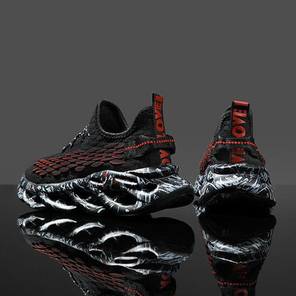 Blade shoes men's casual shoes men's fly woven mesh breathable running shoes men's mesh shoes - CHRISTDEST GLOBAL SERVICE