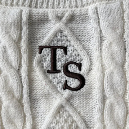 Book Knitted Cardigan Women Autumn Winter Flowers Star Embroidery Cardigans Female Warm Soft Long Sleeves Sweater Tops for Girl - CHRISTDEST GLOBAL SERVICE