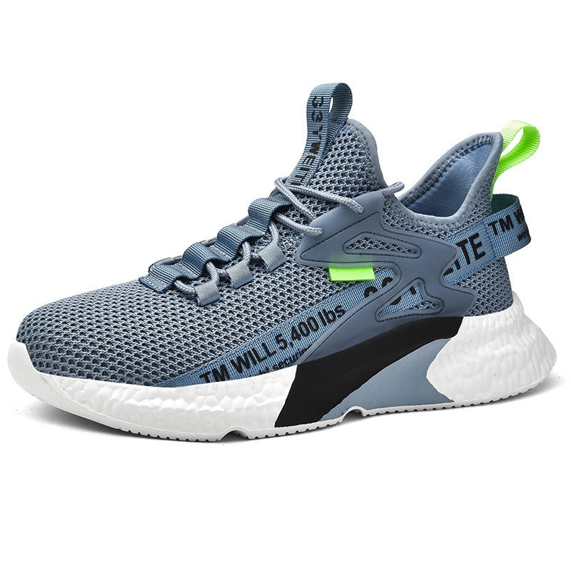 Breathable Flyknit Sports and Casual Shoes Fashion Mesh Light Sole Running Shoes - CHRISTDEST GLOBAL SERVICE