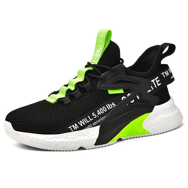 Breathable Flyknit Sports and Casual Shoes Fashion Mesh Light Sole Running Shoes - CHRISTDEST GLOBAL SERVICE