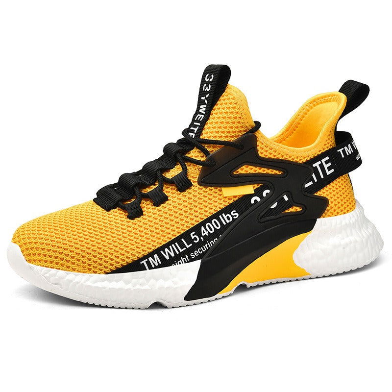Breathable Flyknit Sports and Casual Shoes Fashion Mesh Light Sole Running Shoes - CHRISTDEST GLOBAL SERVICE