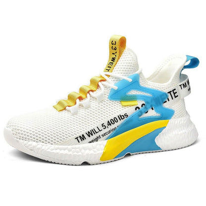 Breathable Flyknit Sports and Casual Shoes Fashion Mesh Light Sole Running Shoes - CHRISTDEST GLOBAL SERVICE