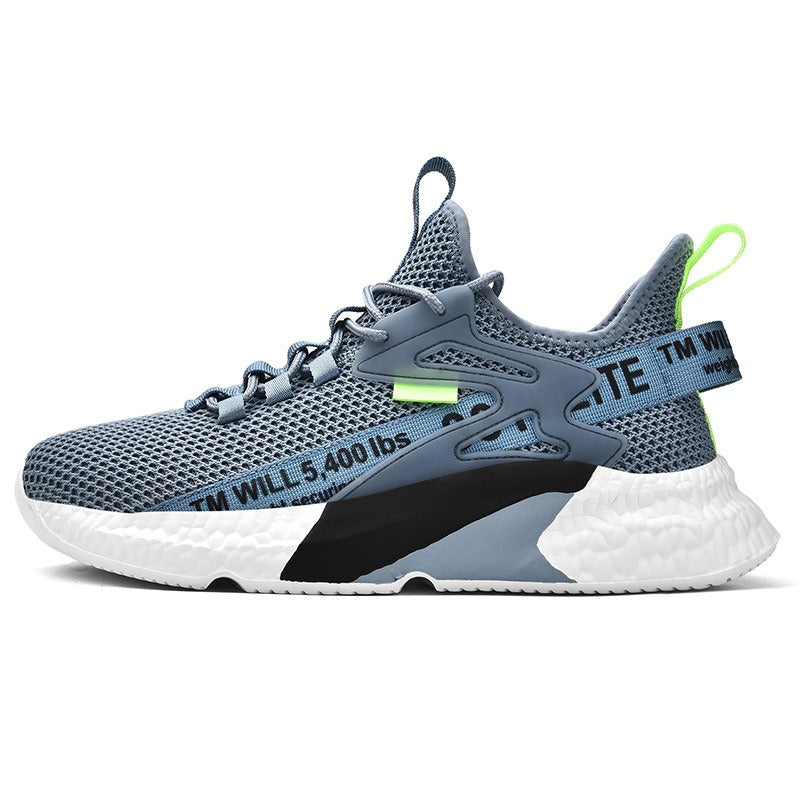Breathable Flyknit Sports and Casual Shoes Fashion Mesh Light Sole Running Shoes - CHRISTDEST GLOBAL SERVICE