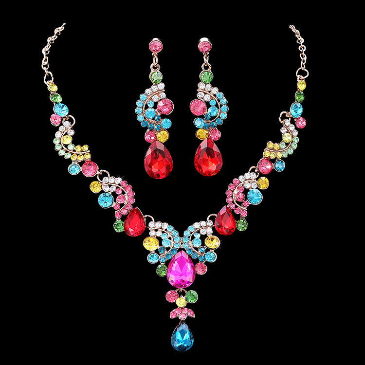 Bridal beautiful Diamond Fashion Necklace Set - CHRISTDEST GLOBAL SERVICE