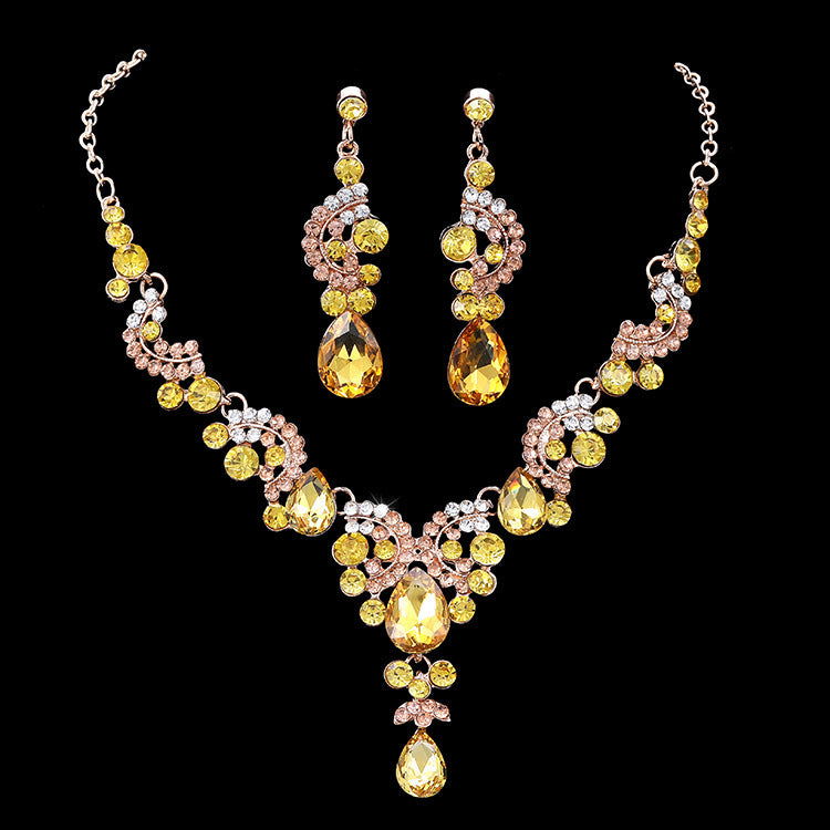 Bridal beautiful Diamond Fashion Necklace Set - CHRISTDEST GLOBAL SERVICE