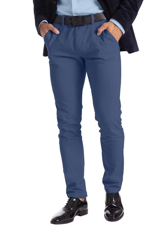 Business Men's Micro-elastic Straight-leg Trousers - CHRISTDEST GLOBAL SERVICE