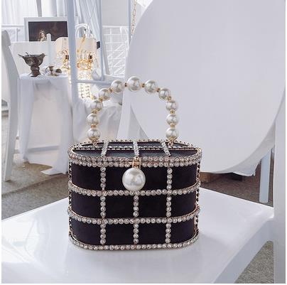 Leopard Zebra Pattern Diamonds Basket Evening Clutch Bags Women Luxury Purses Preal Beaded Metallic Handbags Ladies Wedding Bag
