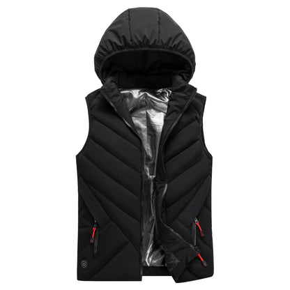 Hot vest for men and women, heating suit with constant temperature heating, couple's vest