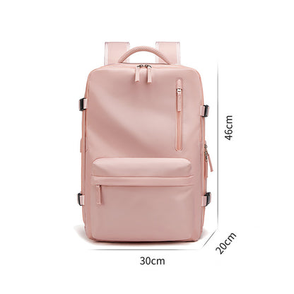 Waterdichte 18 inch laptoprugzakken schooltassen met usb Dily Life Vintage Unisex leren studentenrugzak voor mannen 