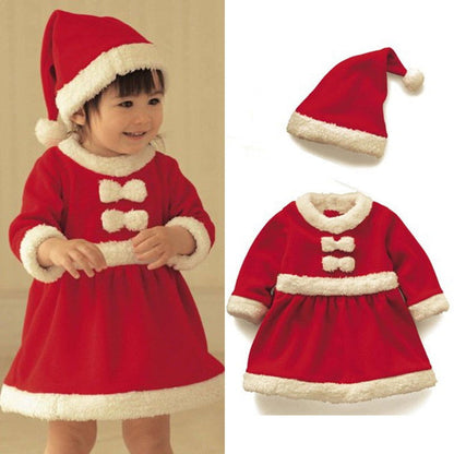 Children Christmas Clothing Set 12M-3Y Baby Boys Girls Christmas Suit and Dress Santa Claus Costumes Newborn Enfant Clothes - CHRISTDEST GLOBAL SERVICE