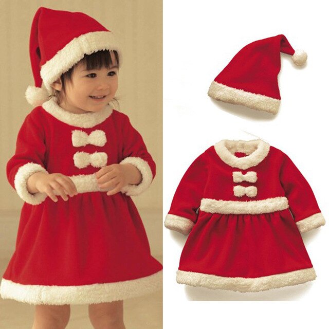 Children Christmas Clothing Set 12M-3Y Baby Boys Girls Christmas Suit and Dress Santa Claus Costumes Newborn Enfant Clothes - CHRISTDEST GLOBAL SERVICE